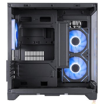 Корпус 1STPLAYER MEGAVIEW MV5-TP ARGB Black / mATX / 3x120mm ARGB fans / MV5-TP-BK-2FC7R-1FC7-2