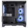 Корпус 1STPLAYER MEGAVIEW MV5-TP ARGB Black / mATX / 3x120mm ARGB fans / MV5-TP-BK-2FC7R-1FC7