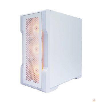Корпус 1STPLAYER TRILOBITE T3 ARGB White / mATX / 4x120mm ARGB fans / T3-WH-4F7-W-2