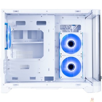 Корпус 1STPLAYER UVIEW UV6 ARGB White / mATX / 3x120mm ARGB fans / UV6-WH-2FC7R-W-1FC7-W-2