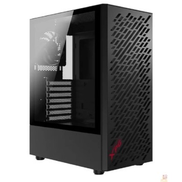 корпус XPG VALOR AIR black / ATX / tempered glass / 4x 120mm black fans/front magnet filter/ VALORAIRMT-BKCWW