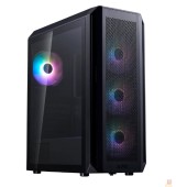 корпус XPG VALOR AIR Plus black / ATX / tempered glass / 4x 120mm ARGB fans/front magnet filter/ VALORAIRPLUSMTA-BKCWW