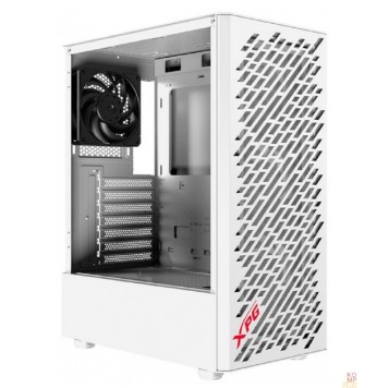 корпус XPG VALOR AIR white / ATX / tempered glass / 4x 120mm black fans/front magnet filter/ VALORAIRMT-WHCWW-1