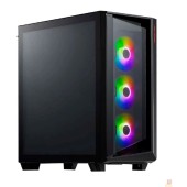 корпус XPG CRUISER BLACK (CRUISERST-BKCWW) (Midi-Tower, черный, TG, 120mm ARGB fan*3)