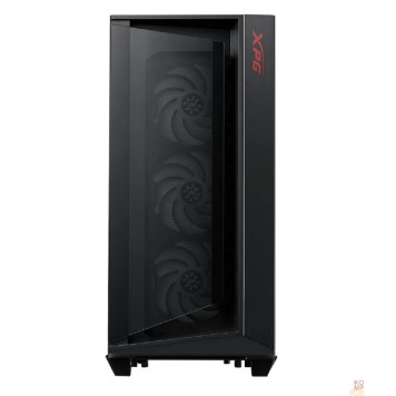 корпус XPG CRUISER BLACK (CRUISERST-BKCWW) (Midi-Tower, черный, TG, 120mm ARGB fan*3)-1