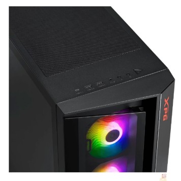 корпус XPG CRUISER BLACK (CRUISERST-BKCWW) (Midi-Tower, черный, TG, 120mm ARGB fan*3)-2