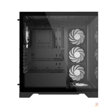 корпус XPG INVADER X BLACK (INVADERXMT-BKCWW) Mid-Tower Gaming ATX PC Case with Panoramic View, Tempered Glass Panels, and RGB Lighting Black-2