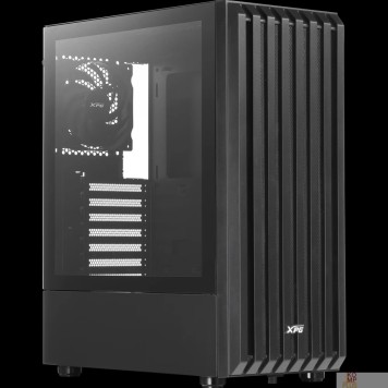 корпус XPG VALOR STORM BLACK (VALORSTORMMTWOF-BKCWW) (Midi-Tower, черный, TG)