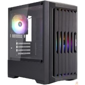 Корпус 1STPLAYER BULLET HUNTER H2 Black / mATX / 4x120mm FRGB fans / H2-BK-4F1