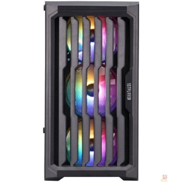 Корпус 1STPLAYER BULLET HUNTER H2 Black / mATX / 4x120mm FRGB fans / H2-BK-4F1-1