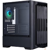 Корпус 1STPLAYER BULLET HUNTER H2 ARGB Black / mATX / 4x120mm ARGB fans / H2-BK-4F7