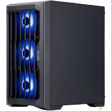 Корпус 1STPLAYER BULLET HUNTER H2 ARGB Black / mATX / 4x120mm ARGB fans / H2-BK-4F7-2