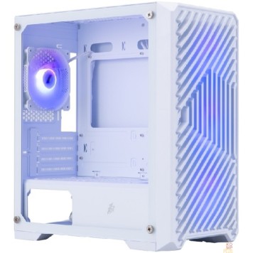 Корпус 1STPLAYER TRILOBITE T5 ARGB White / mATX / 4x120mm ARGB fans / T5-WH-4F7-W