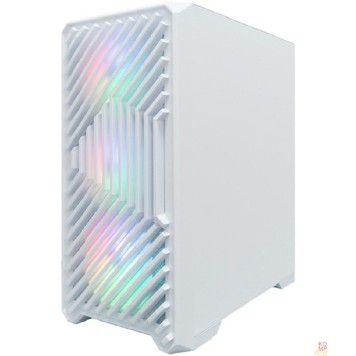 Корпус 1STPLAYER TRILOBITE T5 ARGB White / mATX / 4x120mm ARGB fans / T5-WH-4F7-W-2
