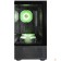 Корпус 1STPLAYER MIKU Mi2-A ARGB Black / mATX / 3x120mm ARGB fans / Mi2-A-BK-2FC7R-1FC7