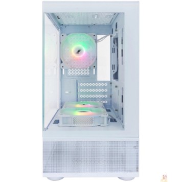 Корпус 1STPLAYER MIKU Mi2-A ARGB White / mATX / 3x120mm ARGB fans / Mi2-A-WH-2FC7R-W-1FC7-W-1