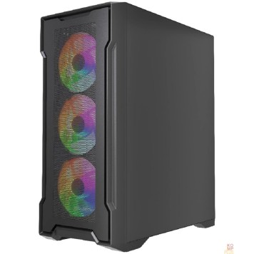Корпус Powercase Mistral X4B, Tempered Glass, 4x 120mm FRGB Fans, чёрный, ATX  (CMXB-L4)-2