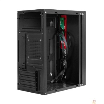 Корпуса Exegate EX298159RUS Корпус Minitower ExeGate BAA-403 (mATX, без БП, 2*USB, HD Audio, черный)-1