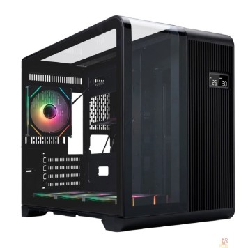 Корпус 1STPLAYER RT6 ARGB Black / mATX / 4x120mm ARGB fans / RT6-BK-3FC7R-1FC7