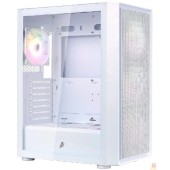 Корпус 1STPLAYER Go6 ARGB White / ATX / 4x120mm ARGB fans / Go6-WH-4F7-W