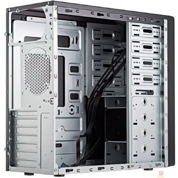 Корпус Корпус FoxLine Case Foxline FL-886-FL500S-U32 |FL-886-FL500S-U32| ATX case, black, w/PSU 500W 12cm, w/2xUSB3.0, w/ pwr cord, w/o FAN-1