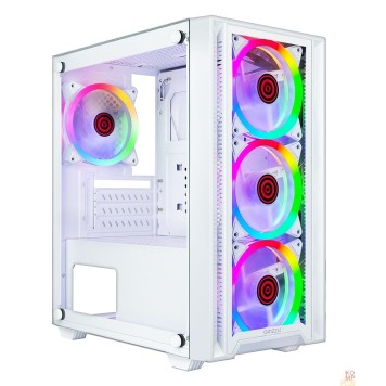 корпус Ginzzu CL620 mATX FAN 4*12FRGB