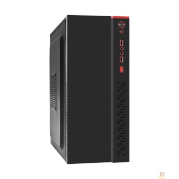 Корпуса Exegate EX298131RUS Корпус Miditower ExeGate AA-443 (ATX, без БП, 2*USB+HD Audio, черный)