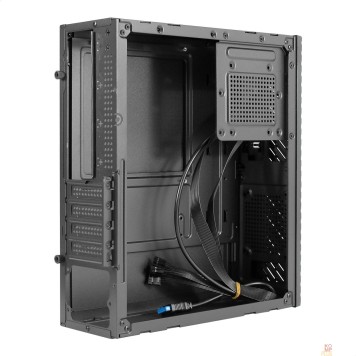 Корпуса Exegate EX298790RUS Корпус Desktop ExeGate MI-302U (mATX/mini-ITX, без БП, 1*USB+1*USB3.0, HD аудио, черный)-1