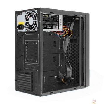 Корпуса Exegate EX299391RUS Корпус Minitower ExeGate BAA-113-AA500 (mATX, БП AA500 с вент. 8см, 2*USB, аудио, черный)-1