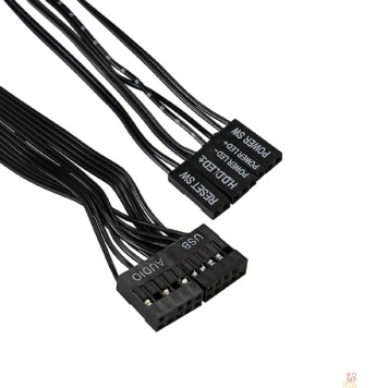 Корпуса Exegate EX299391RUS Корпус Minitower ExeGate BAA-113-AA500 (mATX, БП AA500 с вент. 8см, 2*USB, аудио, черный)-2