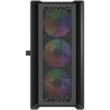 Корпус Powercase ByteFlow Micro Black LE, Tempered Glass, 4х 120mm ARGB PWM fans, чёрный, mATX без встроенного хаба (CAMBFB-A4-LE)-1