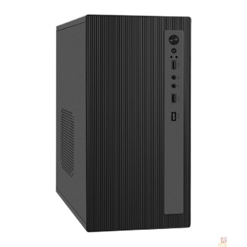 Корпуса Exegate EX299061RUS Корпус Minitower ExeGate BAA-303M (mATX, без БП, 2*USB, HD Audio, черный)