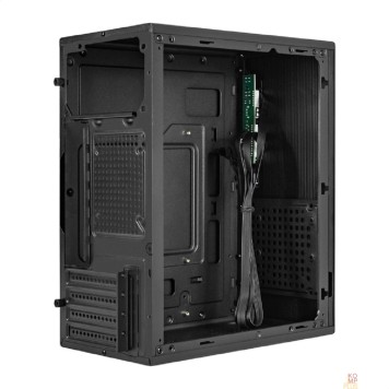 Корпуса Exegate EX299061RUS Корпус Minitower ExeGate BAA-303M (mATX, без БП, 2*USB, HD Audio, черный)-2