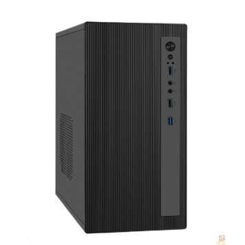 Корпуса Exegate EX299068RUS Корпус Minitower ExeGate BAA-303MU-AAA450 (mATX, БП AAA450 с вент. 8см, 2*USB+1*USB3.0, HD Audio, черный)