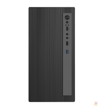 Корпуса Exegate EX299068RUS Корпус Minitower ExeGate BAA-303MU-AAA450 (mATX, БП AAA450 с вент. 8см, 2*USB+1*USB3.0, HD Audio, черный)-1