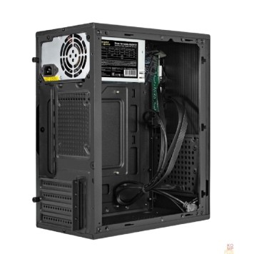 Корпуса Exegate EX299068RUS Корпус Minitower ExeGate BAA-303MU-AAA450 (mATX, БП AAA450 с вент. 8см, 2*USB+1*USB3.0, HD Audio, черный)-2