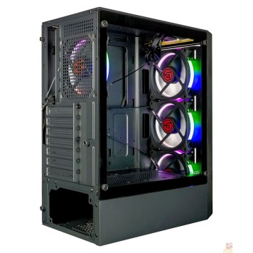корпус Ginzzu CL325 ATX FAN 4*RR4 FRGB передняя панель Стекло-2