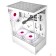 корпус Ginzzu CL310 ATX FAN 3*12LD4 FRGB передняя панель Стекло Белый