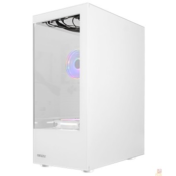 корпус Ginzzu CL310 ATX FAN 3*12LD4 FRGB передняя панель Стекло Белый-2