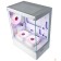 корпус Ginzzu CL485 mATX FAN 3*12LD4 передняя панель Стекло Белый