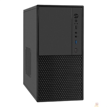 Корпуса Exegate EX299077RUS Корпус Minitower ExeGate BAA-308MUC (mATX, без БП, 1*USB+1*USB3.0+1*TypeC, HD Audio, черный)