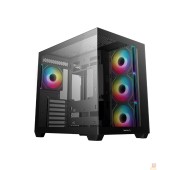 Корпус Deepcool CG530 4F black (ATX, без БП, ARGB, 2*USB3.2 Type A+USB3.2 Type-C) (R-CG530-BKADA4-G-1)