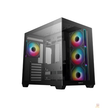 Корпус Deepcool CG530 4F black (ATX, без БП, ARGB, 2*USB3.2 Type A+USB3.2 Type-C) (R-CG530-BKADA4-G-1)