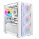 корпус Ginzzu CL660 mATX FAN 4*12FRGB  передняя панель Решетка Белый