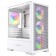 Корпус Powercase Mistral Micro B315W, Tempered Glass, 4x 120mm ARGB PWM Fan, белый, mATX  (CMMB315W-A4)
