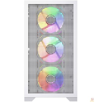 Корпус Powercase Mistral Micro B315W, Tempered Glass, 4x 120mm ARGB PWM Fan, белый, mATX  (CMMB315W-A4)-1