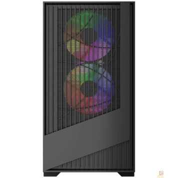 Корпус Powercase Корпус Mistral Micro A12B, Tempered Glass, 3x120mm FRGB fan, чёрный, mATX  (CMMA12B-L3)-1