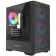 Корпус Powercase Корпус Mistral Micro A13B, Tempered Glass, 4x120mm FRGB fan, чёрный, mATX  (CMMA13B-L4)