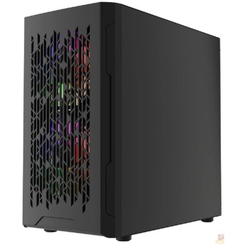 Корпус Powercase Mistral Micro D3B ARGB V2, Tempered Glass, 2x 140mm ARGB PWM+1x 120mm ARGB PWM, чёрный, mATX  (CMMDB-A3-V2)-2