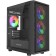 Корпус Powercase Mistral Micro EM16, Tempered Glass, 4x120mm FRGB fan, чёрный, mATX  (CMMEM16B-L4)